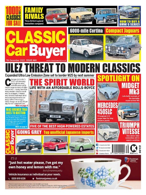 Kelsey Publishing Ltd作のClassic Car Buyerの作品詳細 - 貸出可能